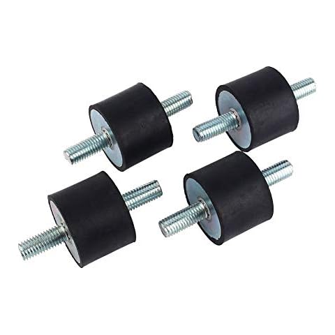 M10 Rubber Mount - 4Pcs 40 x 30 Shock Absorber, Anti Vibration Damper Rubber Mounts for Air Compressors, Diesel Engine, Gasoline Engines, Water Pump Cover
