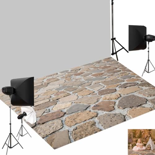 Kate Flagstone Photography Floor Mat, Rubber Studio Backdrop 5x4ft