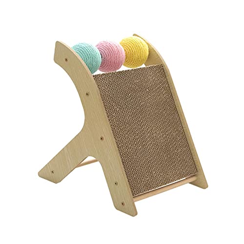 WeiLaiKeQi Arranhador durável para gatos, brinquedo interativo, grind, garras, corda de sisal, arran