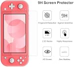 Tscope Joli étui de transport pour commutateur Nintendo Lite, Sac de rangement Portable Hard Shell de Sakura rose, avec protège-écran en verre & Bouchons de poignée de la pouce (interrupteur Lite Rose)