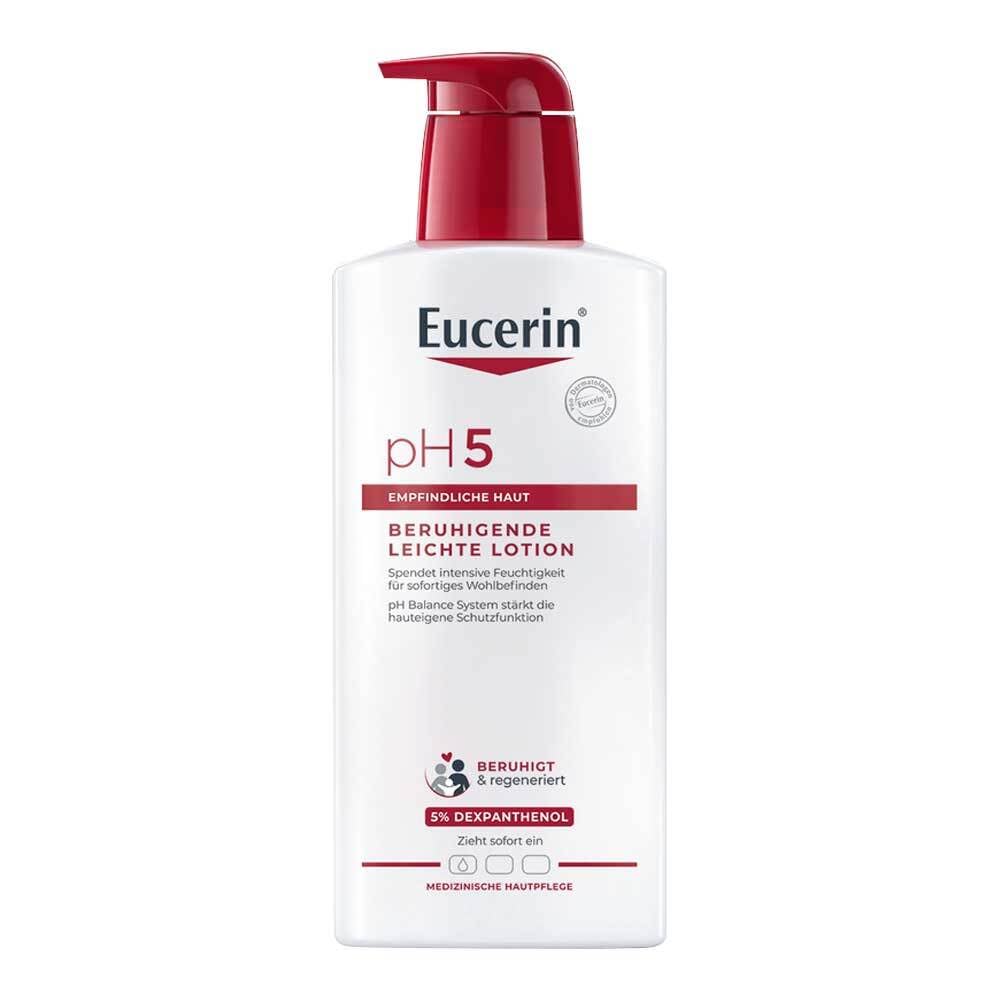Eucerin pH5 Lotion beruhigt strapazierte Haut, 400 ml Lotion