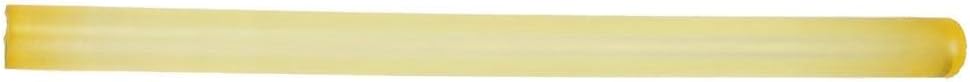 Elastic Rubber Round Spring Bar Stick Polyurethane Round Hollow PU Rod Yellow 20-40mm OD 8mm Bore 500mm Long(35mm)