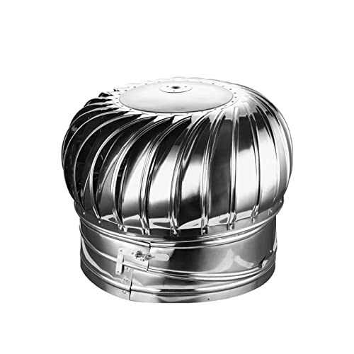 Chapeau de cheminée en acier inoxydable 304 à rotation fluide et constante