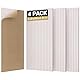TONOR 4 Pack Akustikpaneele selbstklebend, 120x60x0.9 cm Schalldämmung Schallschutz wand Schallschutzplatten Akustikplatten, Akustische Behandlung und Wanddekoration für Studio Büro, Helles Kamel
