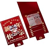 Rote Briefumschläge für chinesisches Neujahrsfest, chinesisches Hong-Baogeschenk, Geldumschlag, Glücksgeld, Hong Bao Re-d Pocket für das Jahr des Pferdes 2026 (6 Karten)