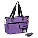 ZFZGFRCS Nurse Tote Bag for Work Nursing Bag with Multiple Pockets Clinical Bag for Nursing Students Teacher Bag(Purple)