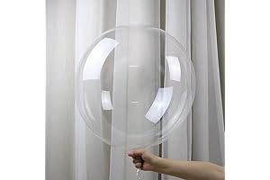25-Pack Bobo Balloon Stuffing Large Party Clear Balloons