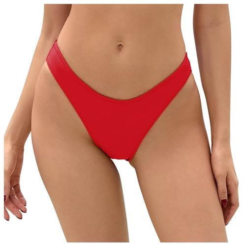 Braguitas De Bikini 2025 Sexy Inferior Control Abdomen Parte BañAdor Tanga Mujer Traje BañO Menstrual Surf Beachwear Verano Deportivo BañAdores