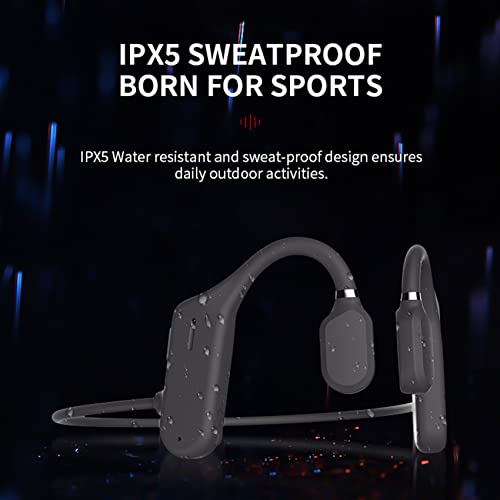 Tokani Open Ear Wireless Sports Headphones, Bluetooth 5.0 Waterproof Sweatproof Headset With Mic For Sport Jogging Running Driving Cycling Hiking Indoor And Outdoor Use #TOP3