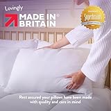 Slumberdown Super Support Pillows 2 Pack - Firm & Supportive Pillow for Side Sleepers, Reduces Neck & Shoulder Pain | Foam Block, UK-Made, Non-Allergenic & Washable (48 x 74cm) - Image 7