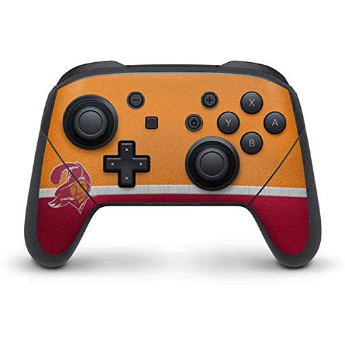 Skinit Decal Gaming Skin Compatible with Nintendo Switch Pro Controller - Officially Licensed NFL Tampa Bay Buccaneers Vintage Design