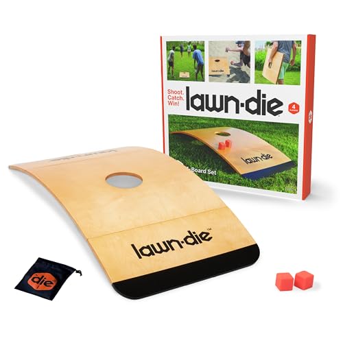 Lawn Die Toss Game Board Outdoor Yard Games for Adults 24 x 46