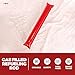 Kisangel 24pcs Inflatable Cheering Thunder Sticks, Round Head Boom Sticks for Noise Makers Clapper Football Soccer Party Support, Red