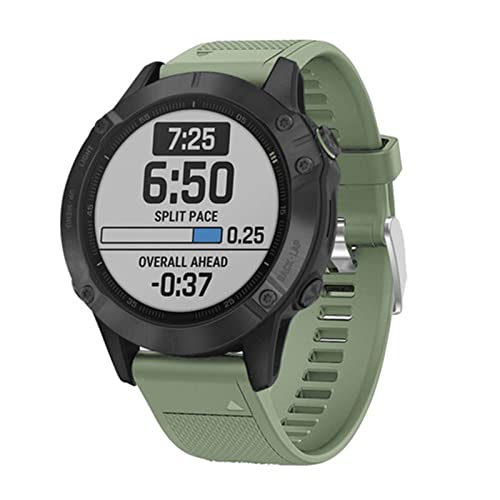 Bracelet Garmin Fenix 6 silicone 22mm anti-transpirant et flexible