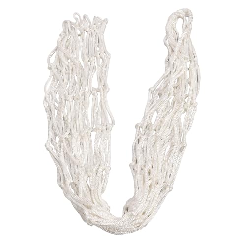 Sac fourre-tout de basket-ball blanc en polyester avec cordon de serrage