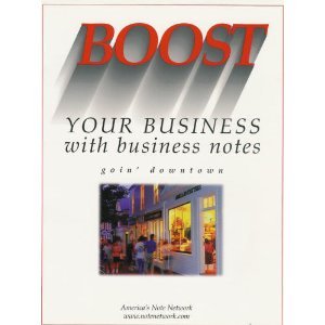 Paperback Boost your business with business notes: Goin' downtown Book