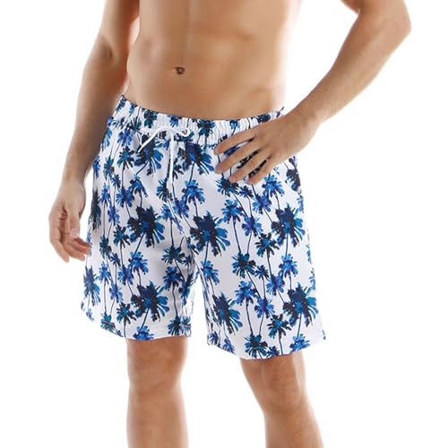 Men's Swim Shorts Swim Trunks Boyleg Classic Beach Pocket Elatic Waist Casual Drawstring2