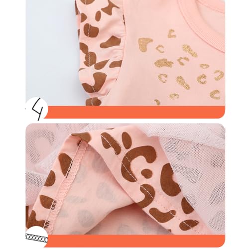 Image of Toddler Girls Tutu Dresses Cute Casual Short Sleeve Dress for Summer Daily Home School Party 2-8T