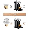 Coffee Capsule Adapter, Reusable Pods Holder Convenient Filling Process Converter Holder Compatible with NEXT, Coffee Machines, Customize Coffee Grounds, Includes Accessories