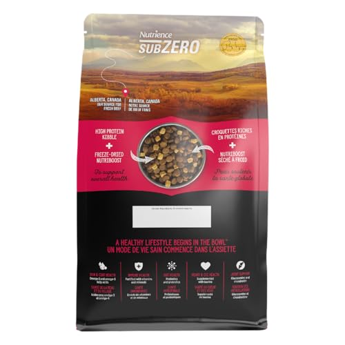 Nutrience Grain Free Subzero Dog Food, 10 kg (22 lbs), Canadian Prairie Red Formula, Dry Dog Food, High Protein Kibble, Nourriture Pour Chien, Manger Pour Chien image 1