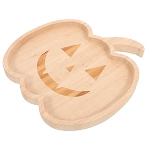 Decornijia Kürbis-Holz-Bonbonservierer Halloween