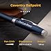 Personalized, Custom Engraved Cross Pen for Men or Women | Cross Coventry Ballpoint Pen | Luxury Gift for Office, Graduation and Business [Blue Lacquer with Chrome Trim]