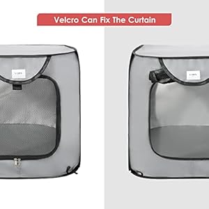 Love's cabin 36in Portable Large Dog Bed - Pop Up Dog Kennel, Indoor Outdoor Crate for Pets, Portable Car Seat Kennel, Cat Bed Collection, Grey Loves cabin 36in Portable Large Dog Bed Pop Up Dog Kennel Indoor Outdoor Crate for Pets Portable Car Seat Kennel Cat Bed Collection Grey