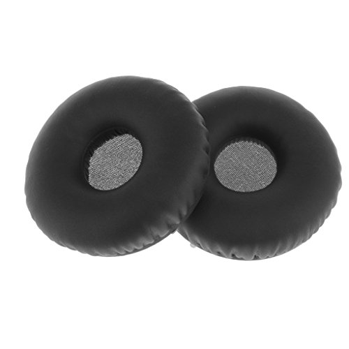 2Pcs Replacement Ear Pad Foam Cushion Cover for Sony MDR-XB450AP/B XB650BT Black