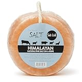 The Original Salt Company 100% Organic Himalayan Salt Lick Provides Essential Minerals for Your Horse/Livestock. This 4.4 lbs Natural Pink Salt Block on a Rope Supports Hydration/Digestion/Wellness.