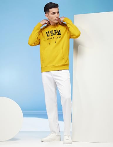Image of U.S. Polo ASSN. Brand Printed Regular Fit Sweatshirt for Men - Comfortable, Full Sleeves Men Sweatshirts