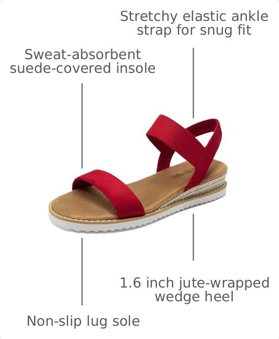 Image of DREAM PAIRS Womens Espadrilles Ankle Strap Sandals