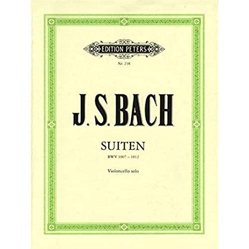 J.S. Bach Suiten Fur Violoncello Solo Cello Sui... B00006M2FK Book Cover