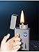 Smart Voice-Activated Hybrid Lighter, Dual Arc + Soft Flame, Battery Level Indicator, Type-C Charging, 5 Ignition Modes, Perfect Gift for Men(Dragon Gold)