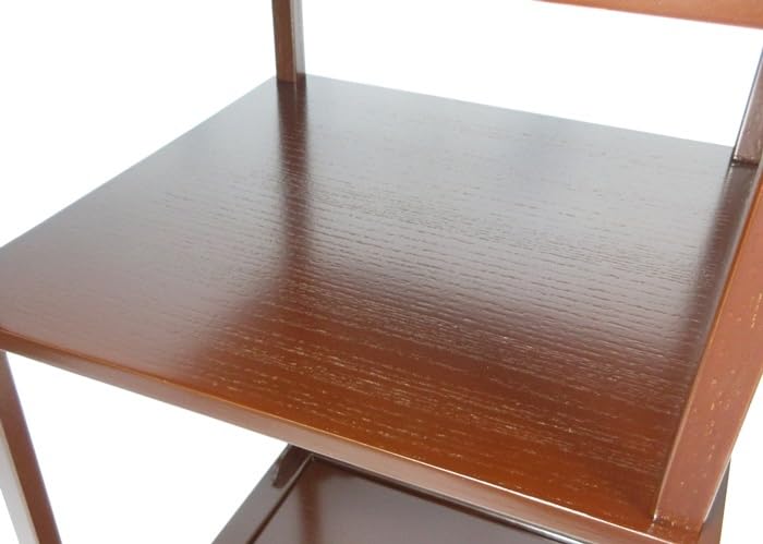 留二重棚【極上品】吸江斎好写　飾り棚　組立式　お茶道具/共箱 留二重棚【極上品】吸江斎好写 飾り棚 組立式 お茶道具/共