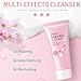 MrCuvaryas Sakura Skincare Set For Teen Girls & Women, 32PCS Face Care Kit With Cherry Blossom Essence, Serum, Cleanser, Lip Mask, Mud Mask & More