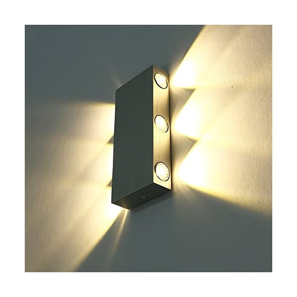 Modern Aluminum 6 LED 6W Up Down Wall Lights for Living Room Bedroom - Image 10