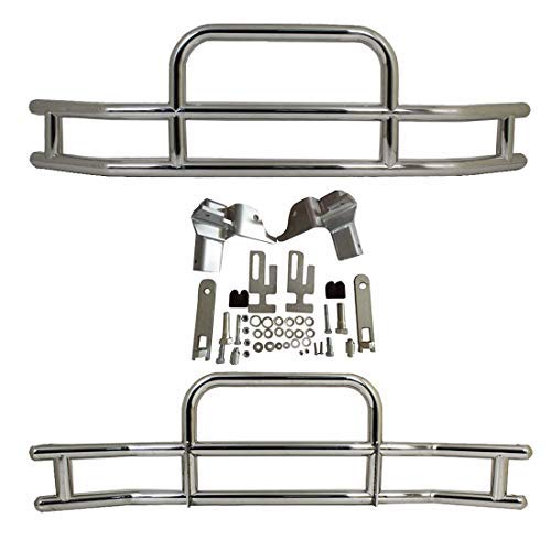 WFLNHB Front Grill Bumper Deer Guard Fit for Volvo VNL 2004-2017 Semi Truck Bumper