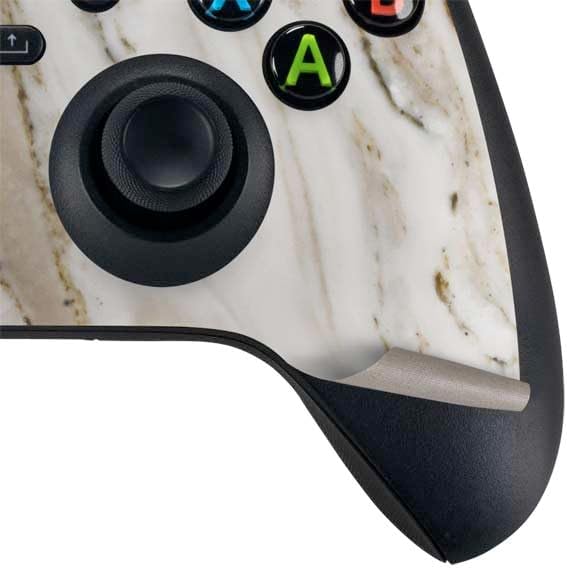 Skinit Decal Gaming Skin Compatible with Xbox Series X Bundle - Vanilla Marble Design