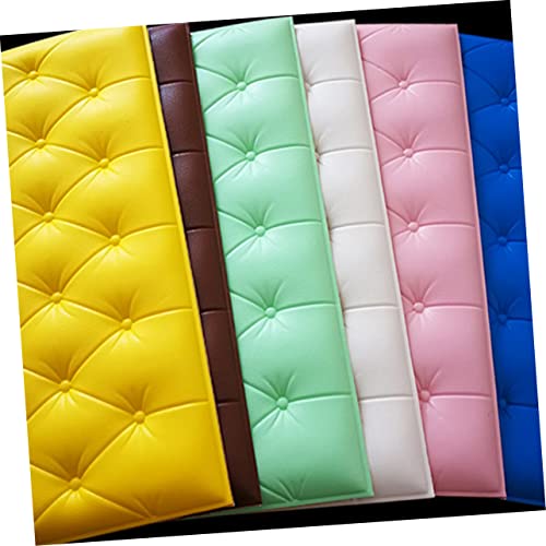 Garneck Adesivos De Parede 3d Autoadesivos Papel De Parede De Tijolo Falso Adesivo De Cabeceira Esto