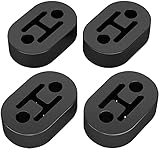 【Paket enthält】4 x Autoauspuffrohrhalterungen. Enthält 4 universelle 2-Loch-Lüftungsschlitze. 70 mm lang. 43 mm breit. 18 mm dick. Die Farbe ist schwarz.