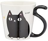 猫3兄弟 しっぽマグカップ kuro 13008
