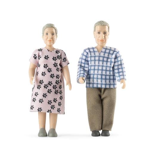 Lundby Set Delle Bambole – Charlie Nonni, Statuette Per Casa Delle Bambole – Figure Per La Famiglia Delle Bambole – Accessori Per Casa Delle Bambole D