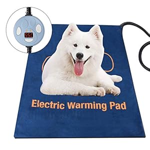 Huisdier verwarming pad, verbeterde hond kat elektrische verwarming pad waterdicht verstelbare warmte mat huisdier warmte deken met kauwbestendig stalen koord