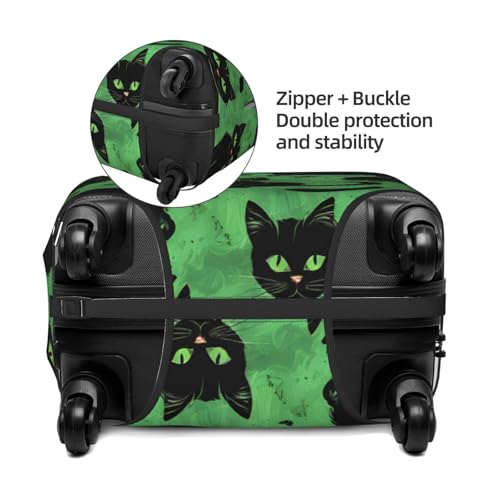 Cartoon Cat Print Fashionable Suitcase Cover Personalized Luggage Protector for Travel and Business4