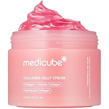 medicube Jelly Cream with Collagen, Niacinamide | Freeze-Dried Hydrolyzed Collagen for Skin Barrier Hydration &amp; 24H Glow |