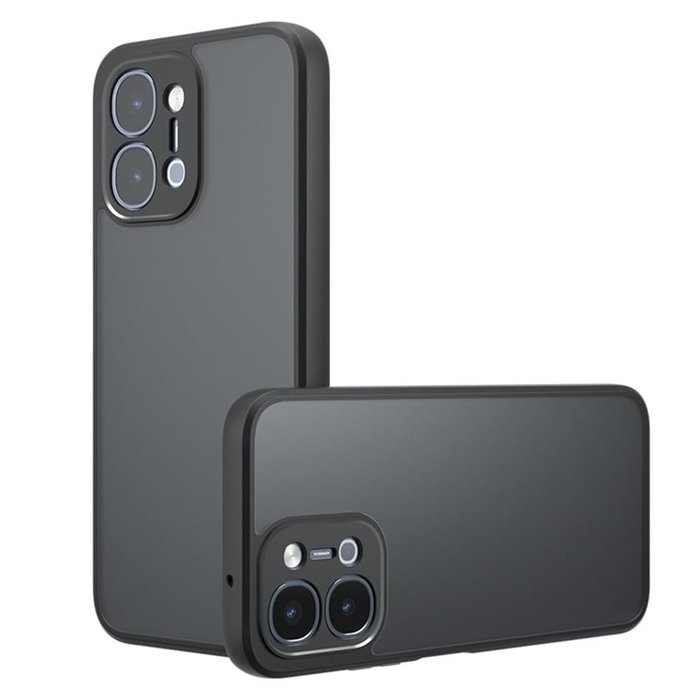 Image of Matte PC+TPU Back Cover Case for iQOO Z11x 5G, Black