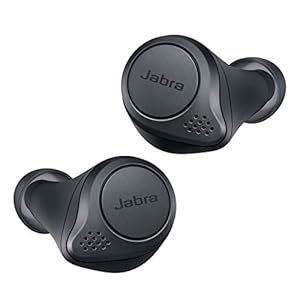 Jabra Elite Active 75t Oordopjes – – Ondersteunt Draadloos Laden – Echt Draadloze Sport Oordopjes met Actieve Ruisonderdrukking en Lange Batterijduur voor Bellen en Muziek – Grijs