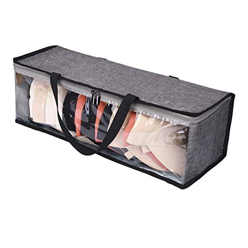 Hat Storage,Hat Organizer, Hat Storage for Baseball Caps ,Cap Holder,Hat Case with Carry Handles and Dual Zipper,Holds Up to 19 Hats,Portable/Visible/Dust Proof Design,21.2Γ’β¬ΒL x 6.3Γ’β¬ΒW x 8Γ’β¬ΒH(Gray) Hat Storage,Hat Organizer, Hat Storage for Baseball Caps ,Cap Holder,Hat Case with Carry Handles and Dual Zipper,Holds Up to 19 Hats,Portable/Visible/Dust Proof Design,21.2Γ’β¬ΒL x 6.3Γ’β¬ΒW x 8Γ’β¬ΒH(Gray)