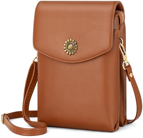 Image of Peacocktion Small Crossbody Bags for Women Travel Cell Phone Purse RFID Wallet Purses with Adjustable Strap Trendy