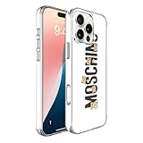 Phone Case Compatible with iPhone Bear Plus Moschinos Max Accessories 15 Series Pro Scratch Waterproof Funny Transparent